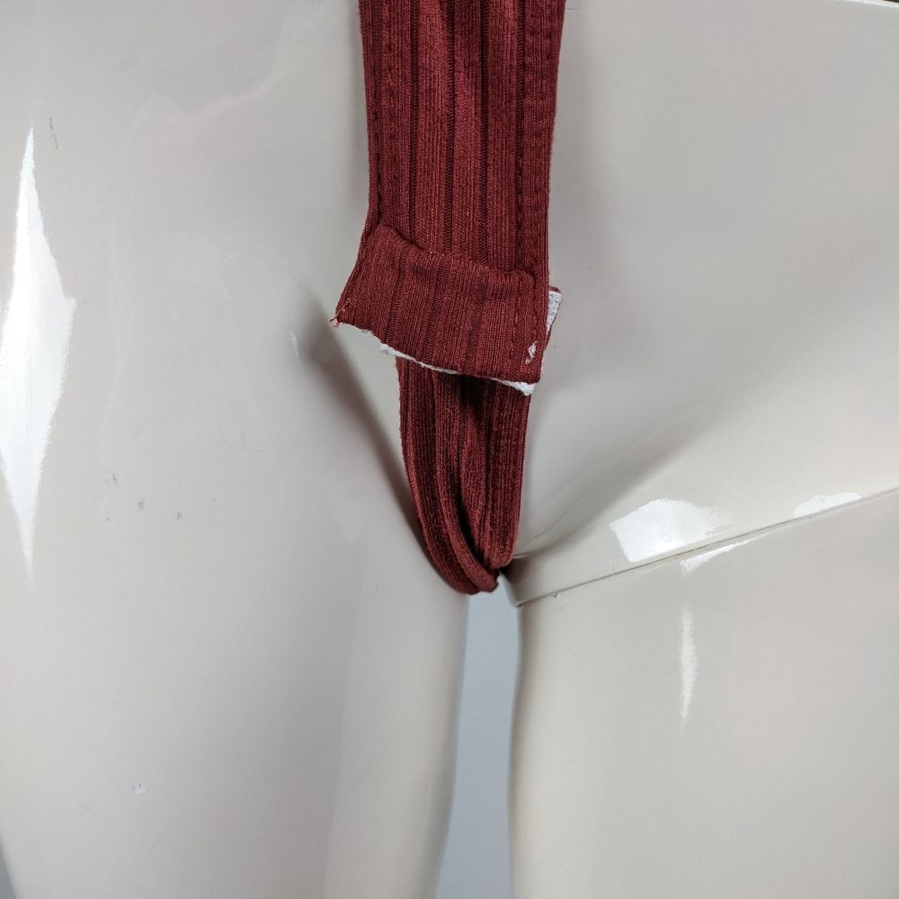 NWT Ribbed Hi-Cut Body Suit - Picture 7 of 7